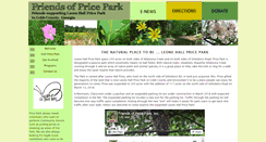 Desktop Screenshot of friendsofpricepark.org